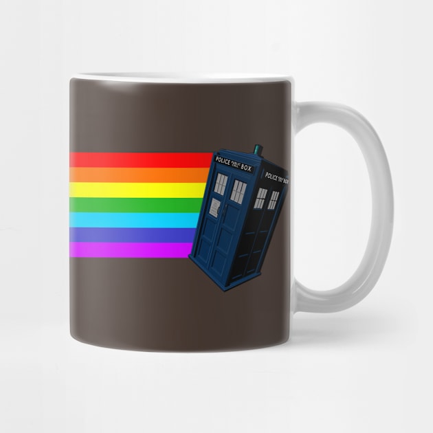 Tardis Time Warp Rainbow by SimonBreeze